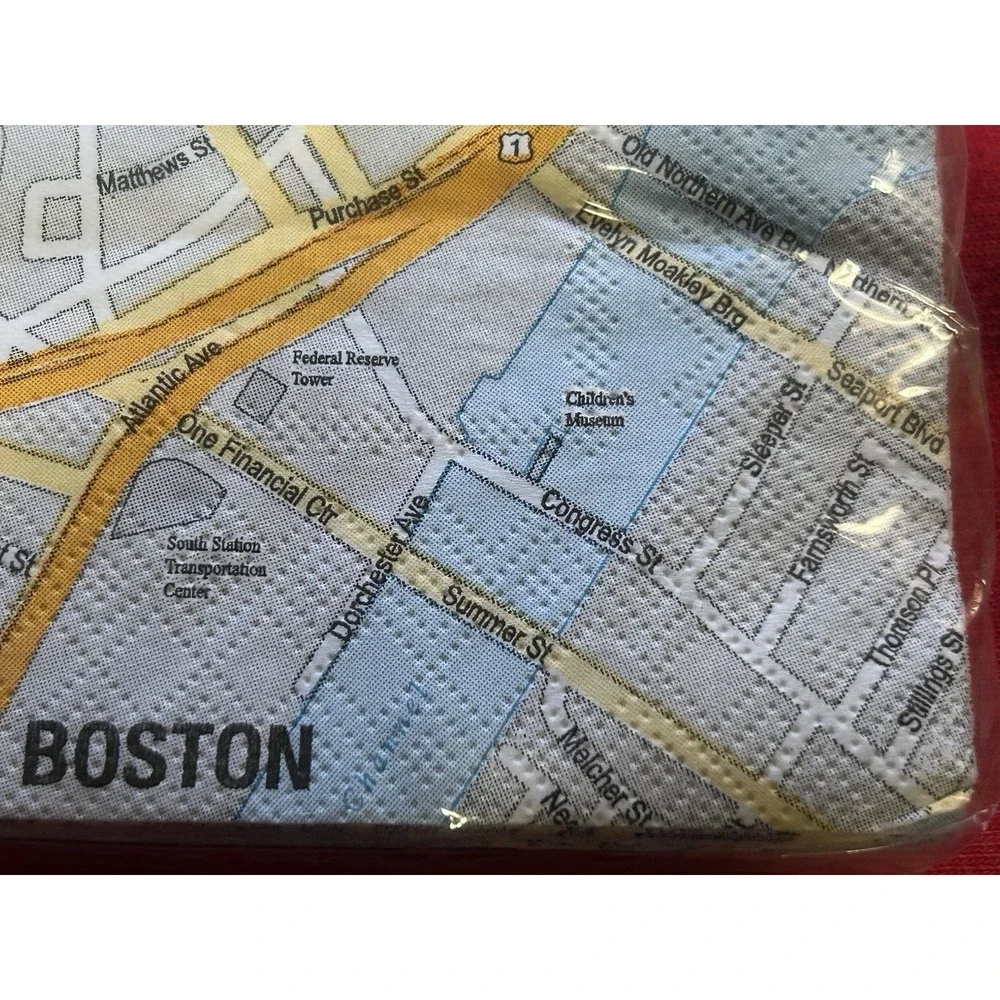 Boston Massachusetts Mapkins Napkins NEW - Paper Napkins Sealed With 20 Napkins